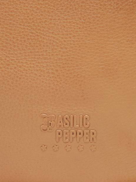 Schoudertas Cow Leder Basilic pepper Bruin cow BCOW2L ander zicht 5